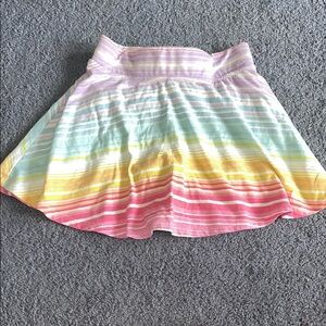 Colorful Striped Kids Skirt